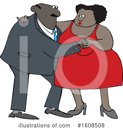 Royalty-Free (RF) Couple Clipart Illustration by djart - Stock Sample #1608508