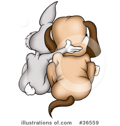 Rabbits Clipart #36559 by dero