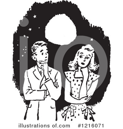 Royalty-Free (RF) Courting Clipart Illustration by Picsburg - Stock Sample #1216071