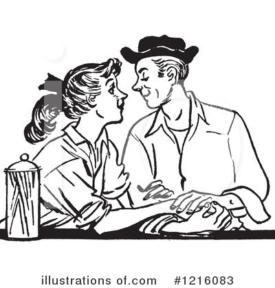 Royalty-Free (RF) Courting Clipart Illustration by Picsburg - Stock Sample #1216083