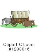 Covered Wagon Clipart #1290016 by djart