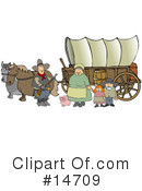 Covered Wagon Clipart #14709 by djart