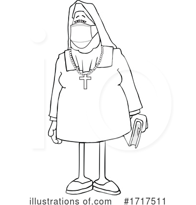 Nuns Clipart #1717511 by djart