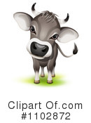 Cow Clipart #1102872 by Oligo