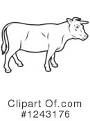 Cow Clipart #1243176 by AtStockIllustration