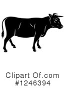Cow Clipart #1246394 by AtStockIllustration