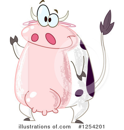 Cow Clipart #1254201 by yayayoyo