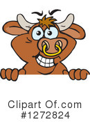 Cow Clipart #1272824 by Dennis Holmes Designs