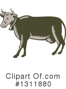 Cow Clipart #1311880 by patrimonio