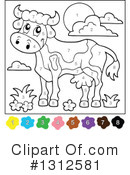Cow Clipart #1312581 by visekart