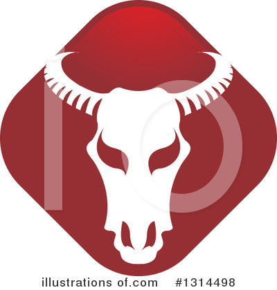 Royalty-Free (RF) Cow Clipart Illustration by Lal Perera - Stock Sample #1314498