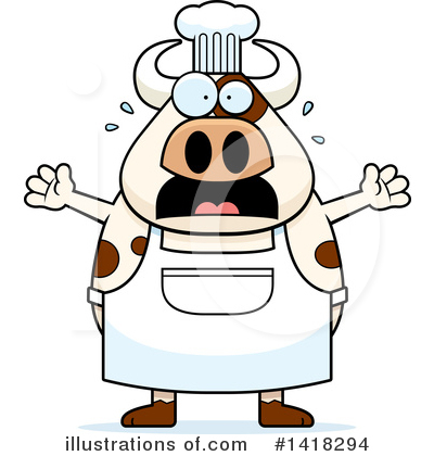 Royalty-Free (RF) Cow Clipart Illustration by Cory Thoman - Stock Sample #1418294