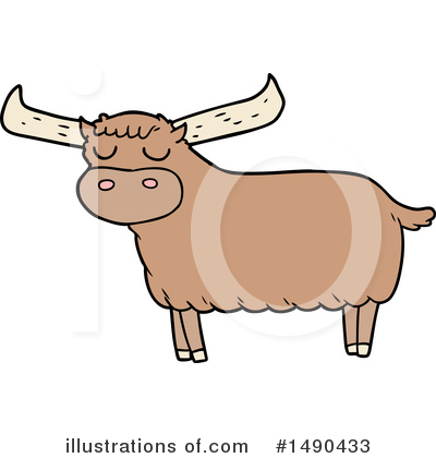 Royalty-Free (RF) Cow Clipart Illustration by lineartestpilot - Stock Sample #1490433
