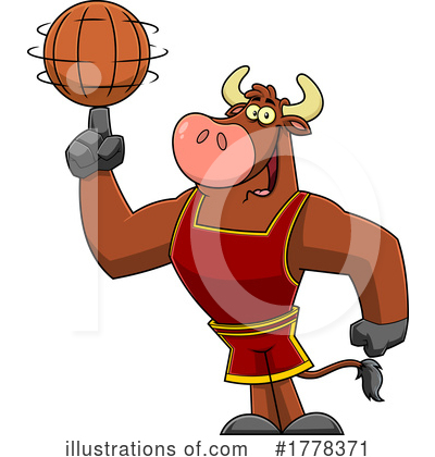 Bull Clipart #1778371 by Hit Toon