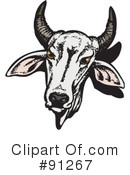 Cow Clipart #91267 by Dennis Holmes Designs