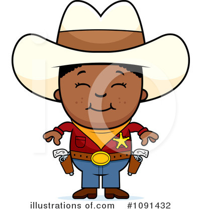 Royalty-Free (RF) Cowboy Clipart Illustration by Cory Thoman - Stock Sample #1091432