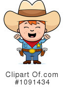 Cowboy Clipart #1091434 by Cory Thoman