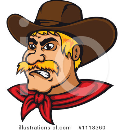 Royalty-Free (RF) Cowboy Clipart Illustration by Vector Tradition SM - Stock Sample #1118360