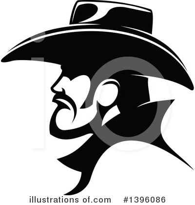 Cowboys Clipart #1396086 by Vector Tradition SM