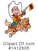 Cowboy Clipart #1412605 by LaffToon