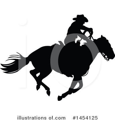 Royalty-Free (RF) Cowboy Clipart Illustration by Pushkin - Stock Sample #1454125
