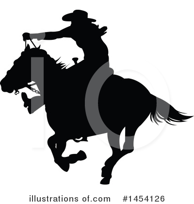 Royalty-Free (RF) Cowboy Clipart Illustration by Pushkin - Stock Sample #1454126