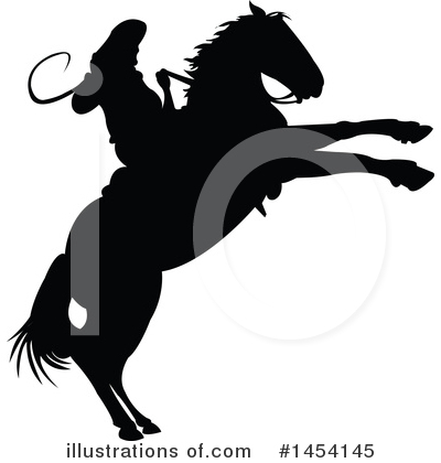 Royalty-Free (RF) Cowboy Clipart Illustration by Pushkin - Stock Sample #1454145