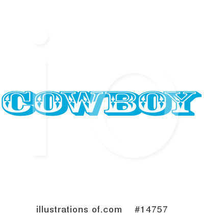 Royalty-Free (RF) Cowboy Clipart Illustration by Andy Nortnik - Stock Sample #14757