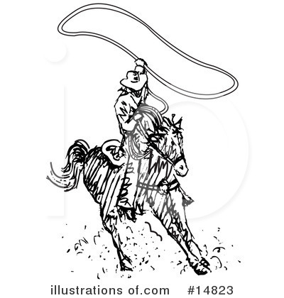 Cowboy Clipart #14823 by Andy Nortnik