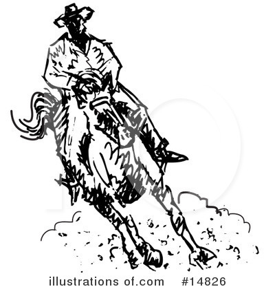 Cowboy Clipart #14826 by Andy Nortnik