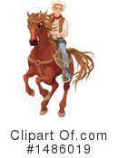 Cowboy Clipart #1486019 by Pushkin
