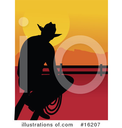 Cowboy Clipart #16207 by Maria Bell