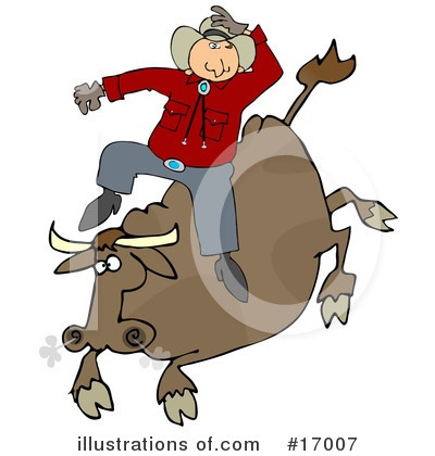 Royalty-Free (RF) Cowboy Clipart Illustration by djart - Stock Sample #17007