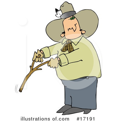 Royalty-Free (RF) Cowboy Clipart Illustration by djart - Stock Sample #17191