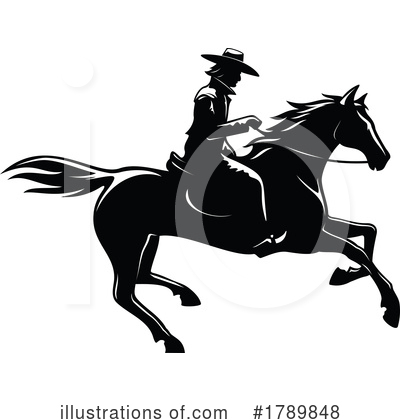 Royalty-Free (RF) Cowboy Clipart Illustration by Vector Tradition SM - Stock Sample #1789848
