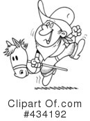 Cowboy Clipart #434192 by toonaday