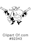 Cowboy Clipart #92343 by Hit Toon