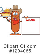 Cowboy Sausage Clipart #1294065 by Hit Toon