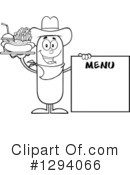 Cowboy Sausage Clipart #1294066 by Hit Toon