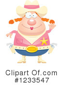 Cowgirl Clipart #1233547 by Cory Thoman