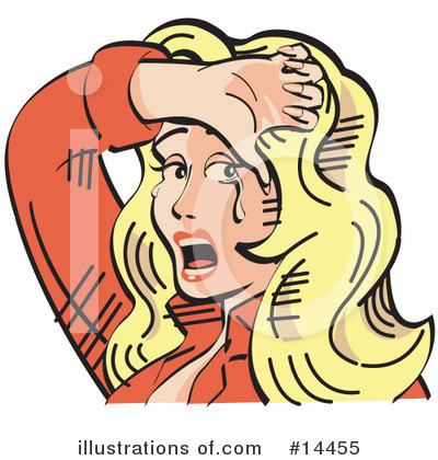 Royalty-Free (RF) Cowgirl Clipart Illustration by Andy Nortnik - Stock Sample #14455