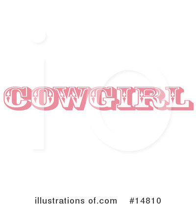 Royalty-Free (RF) Cowgirl Clipart Illustration by Andy Nortnik - Stock Sample #14810