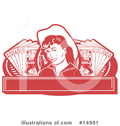 Royalty-Free (RF) Cowgirl Clipart Illustration by Andy Nortnik - Stock Sample #14901