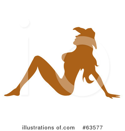 Royalty-Free (RF) Cowgirl Clipart Illustration by Andy Nortnik - Stock Sample #63577