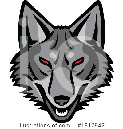 Royalty-Free (RF) Coyote Clipart Illustration by patrimonio - Stock Sample #1617942
