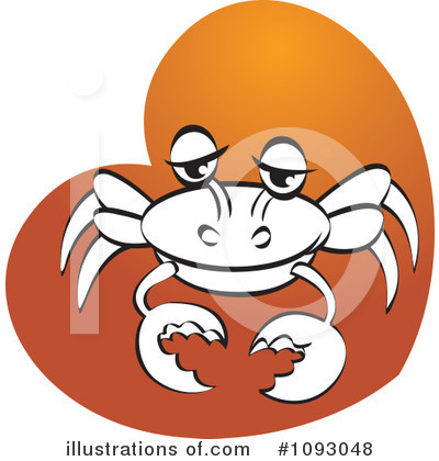 Royalty-Free (RF) Crab Clipart Illustration by Lal Perera - Stock Sample #1093048