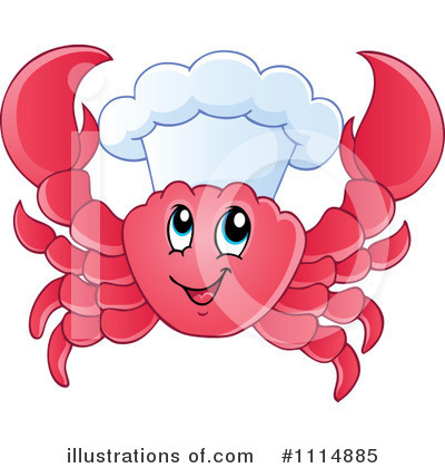 Royalty-Free (RF) Crab Clipart Illustration by visekart - Stock Sample #1114885