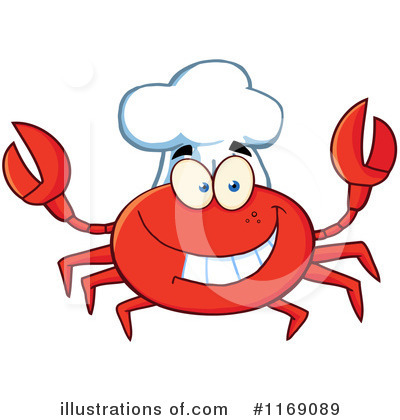 Royalty-Free (RF) Crab Clipart Illustration by Hit Toon - Stock Sample #1169089
