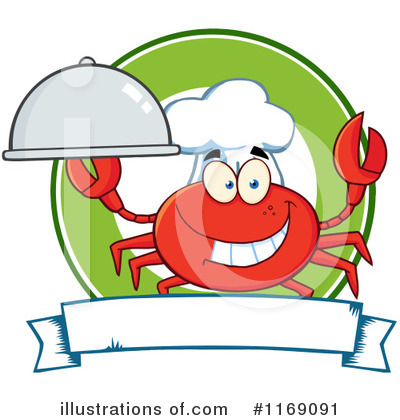 Royalty-Free (RF) Crab Clipart Illustration by Hit Toon - Stock Sample #1169091