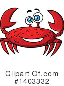 Crab Clipart #1403332 by Vector Tradition SM
